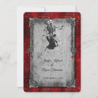 halloween wedding Invitation