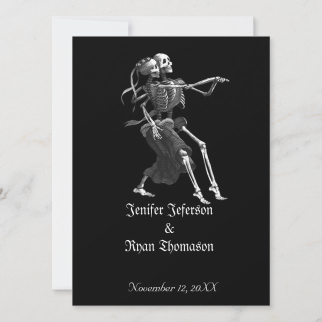 halloween wedding Invitation (Front)
