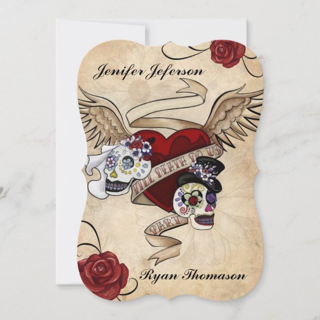 halloween wedding Invitation (Front)