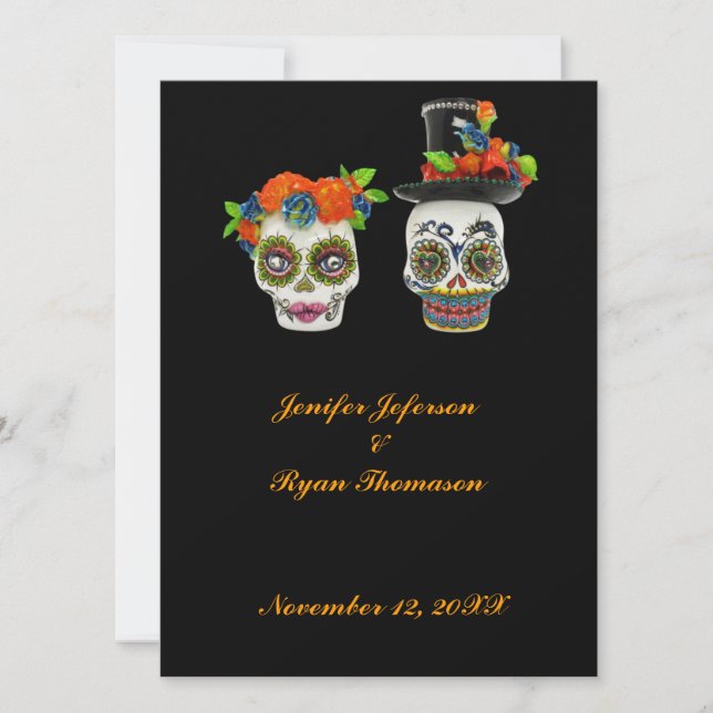 halloween wedding Invitation (Front)