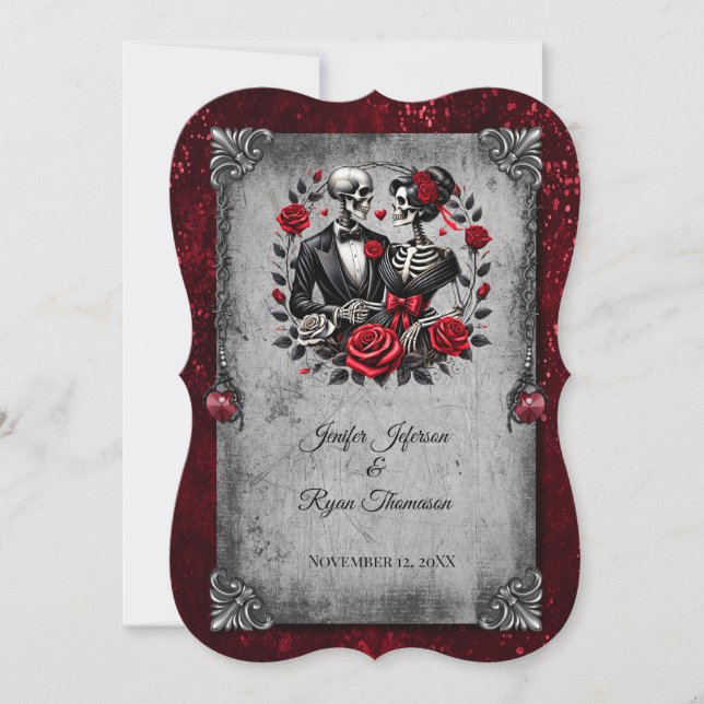 halloween wedding Invitation (Front)