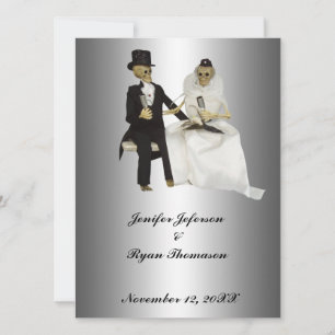 halloween wedding Invitation
