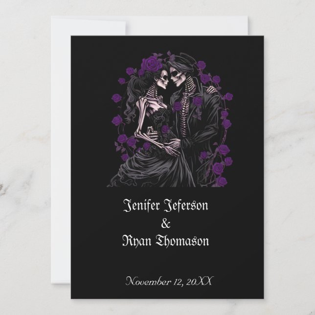 halloween wedding Invitation (Front)