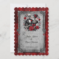 halloween wedding Invitation
