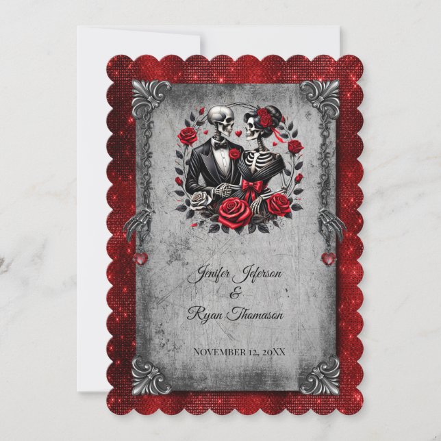 halloween wedding Invitation (Front)