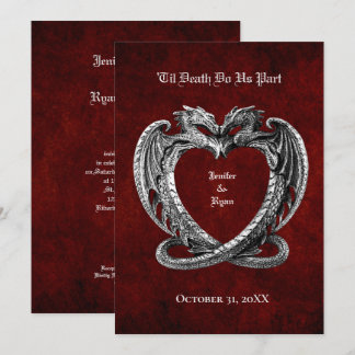 halloween wedding Invitation