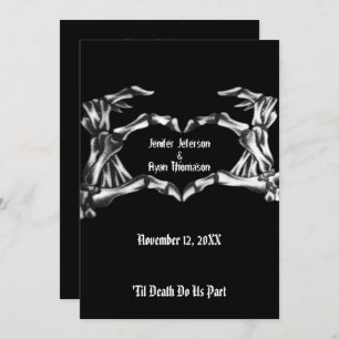 halloween wedding Invitation