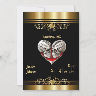 halloween wedding Invitation