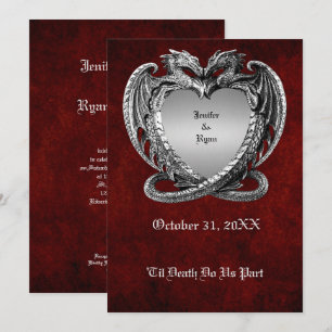 halloween wedding Invitation