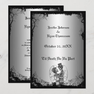 halloween wedding Invitation