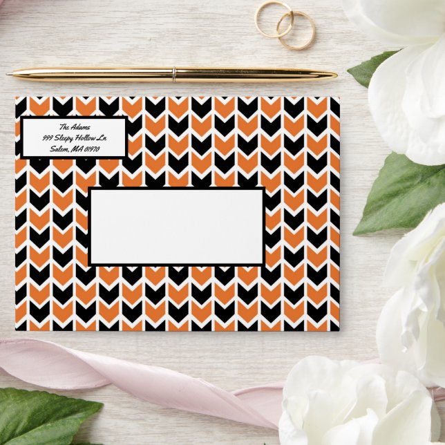 Halloween Wedding Invitation Envelope Address (Wedding)