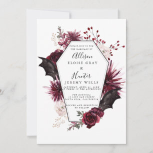Halloween Wedding Invitation  Flyer