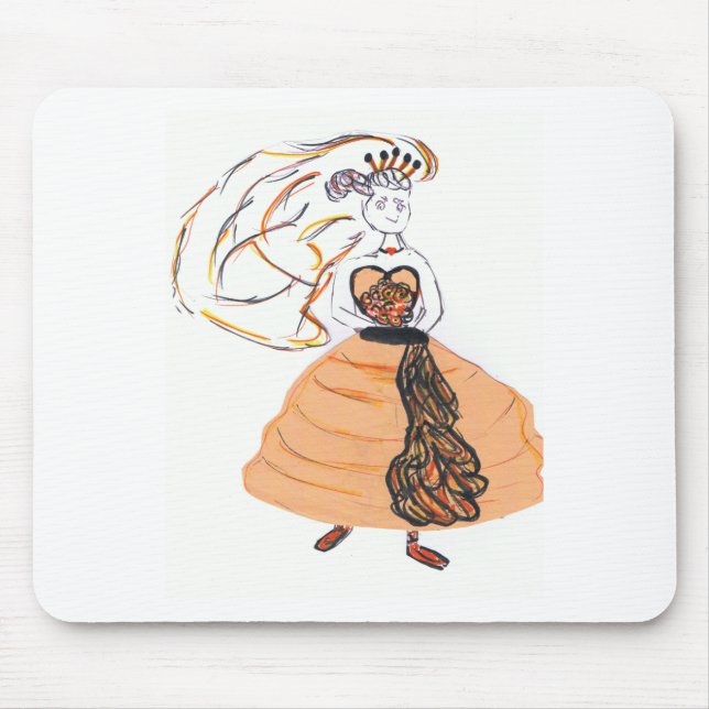 Halloween Wedding Mouse Mat (Front)