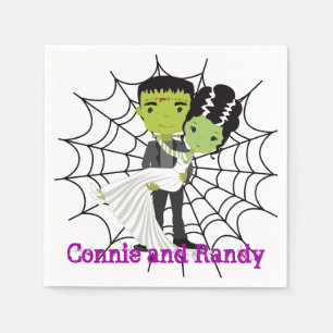Halloween Wedding Napkin