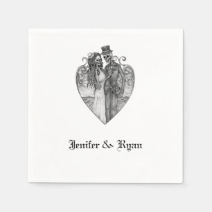 Halloween wedding Napkins