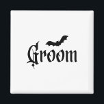 Halloween Wedding Spooky Groom Bride Couple Matchi Magnet<br><div class="desc">Halloween Wedding Spooky Groom Bride Couple Matching</div>