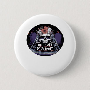 Halloween Wedding Spooky Wedding Halloween Party T 6 Cm Round Badge
