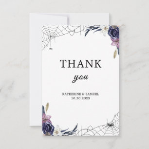 Halloween Wedding Thank You Card