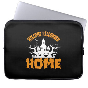 Halloween Welcome Halloween Home Birthday Laptop Sleeve