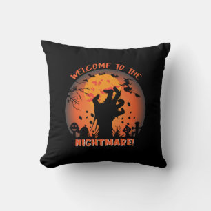 Halloween Welcome To The Nightmare Cushion
