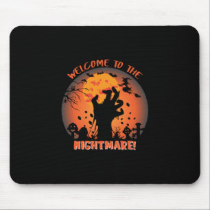 Halloween Welcome To The Nightmare Mouse Mat