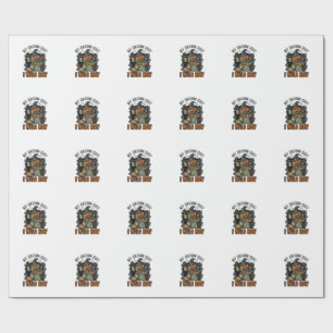 Halloween Welder Shirt Funny Witch Broom Design_1 Wrapping Paper