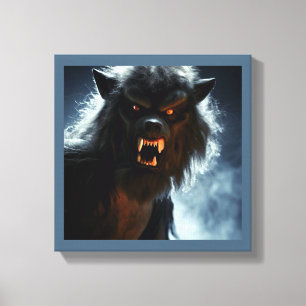 Halloween - Werewolf 1 Canvas Print
