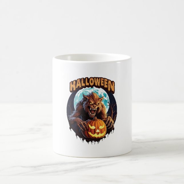 Halloween Werewolf Coffee Mug (Center)