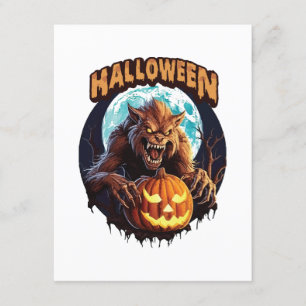 Halloween Werewolf Enclosure Card