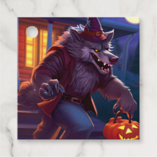 Halloween/werewolf/fall/autumn Favour Tags