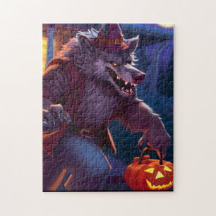 Halloween/werewolf/fall/autumn Jigsaw Puzzle