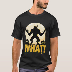 Halloween Werewolf Full Moon Horror Graphic T-Shirt
