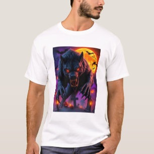 Halloween Werewolf Rising T-Shirt