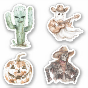 Halloween Western Cowboy Cowgirl Cactus