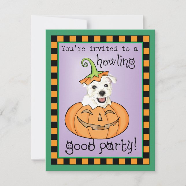 Halloween Westie Card (Front)