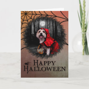 Halloween - Westie - Lady Card