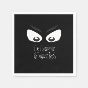 Halloween Whimsical Simple Cute Ghost Eye Napkin