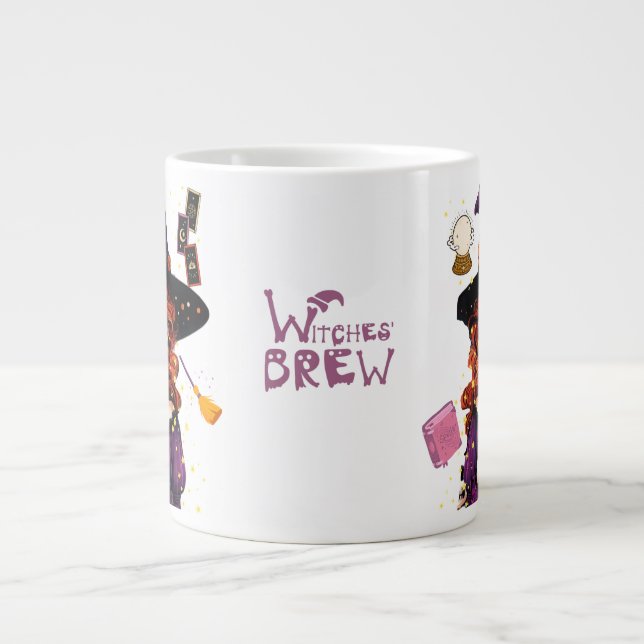 Halloween Whimsical Witch Magic Coffee Mug (Front)