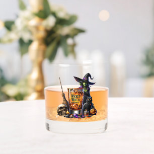 Halloween Whiskey Glass