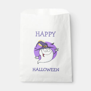 Halloween White Favour Bags/Ghost Bags