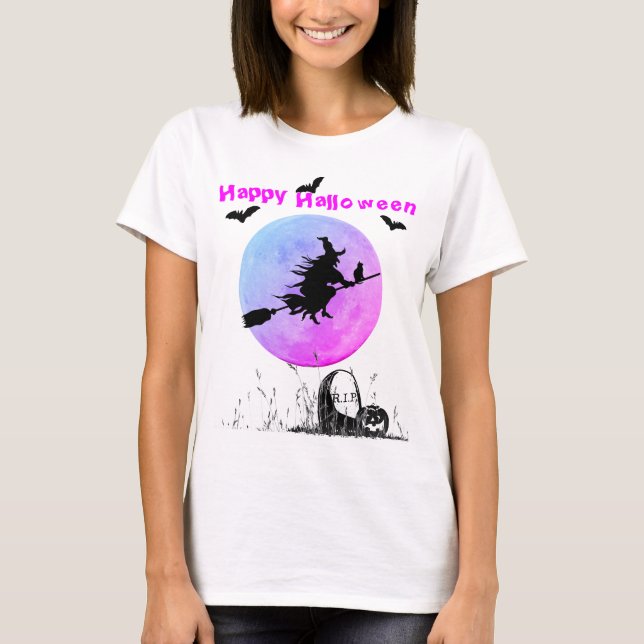 Halloween White T-Shirt (Front)