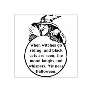 Halloween Wicked Witch  Rubber Stamp