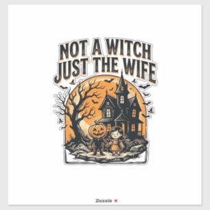 Halloween Wife Shirt Vintage Haunted House Design