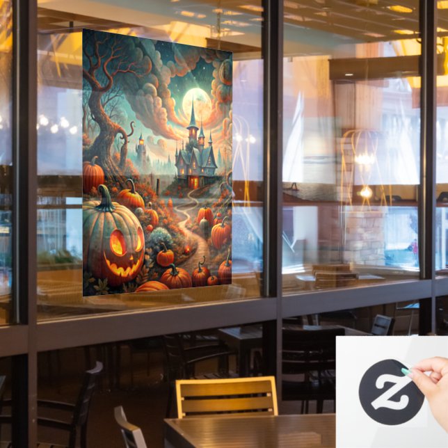 Halloween Window Cling (Restaurant Window)