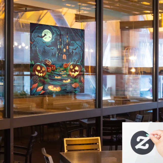 Halloween Window Cling (Restaurant Window)