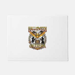 Halloween Wishes Grandpa Bat Witches Cauldron_1 Doormat