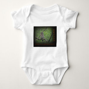 Halloween Wishies - Barred Owl Baby Bodysuit