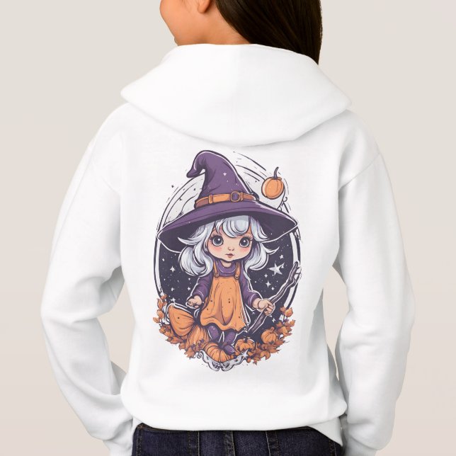 Halloween, witch 3 baby, cute witch, fall holiday (Back)