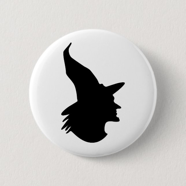 halloween witch                  6 cm round badge (Front)