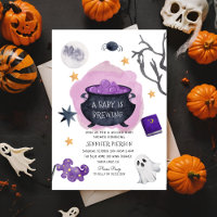 Halloween Witch A Baby Is Brewing Baby Shower